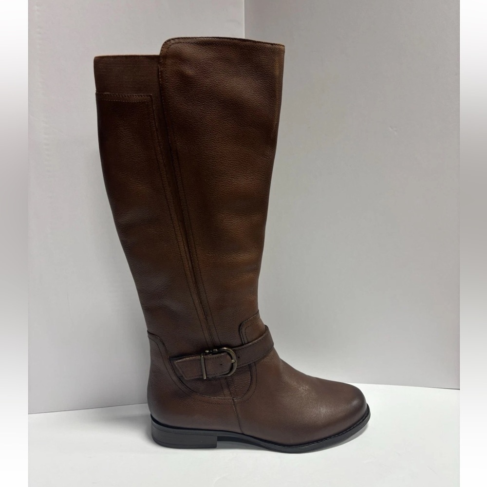 Naturalizer Women’s Jaya, Brown Knee High Boots, Size 9.5 Wide.